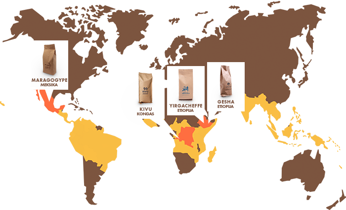 Single origin (sortenreine) Kaffeebohnen. Kaffee Kumpeln